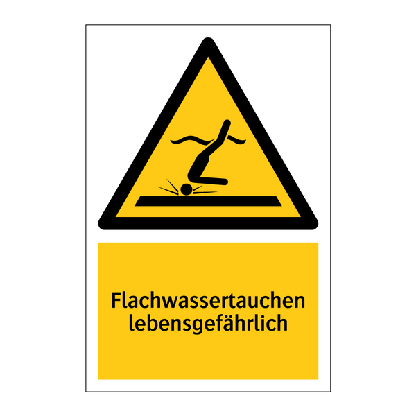Flachwassertauchen lebensgefährlich