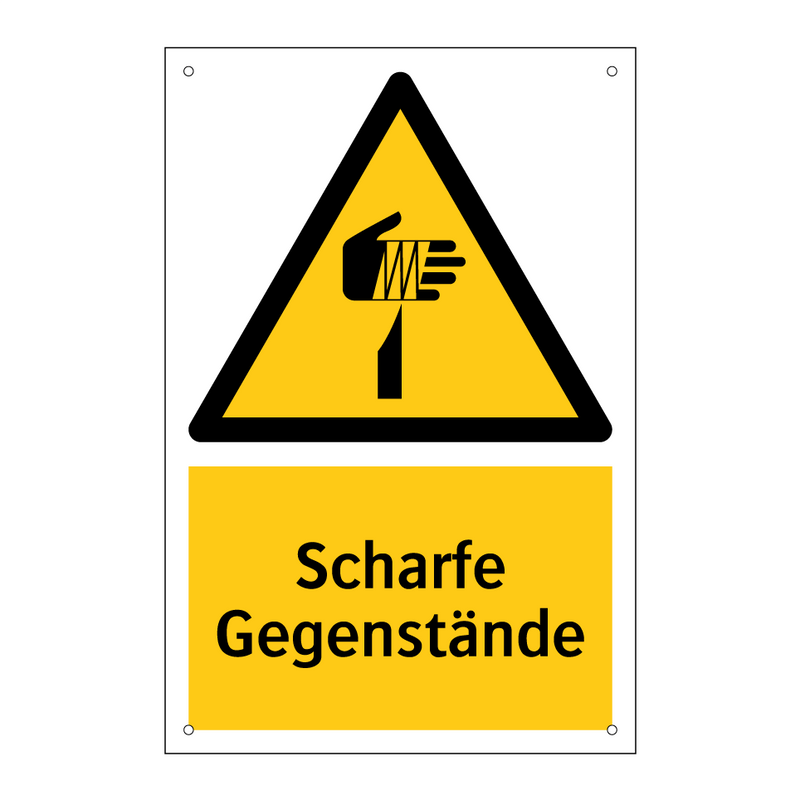 Scharfe Gegenstände