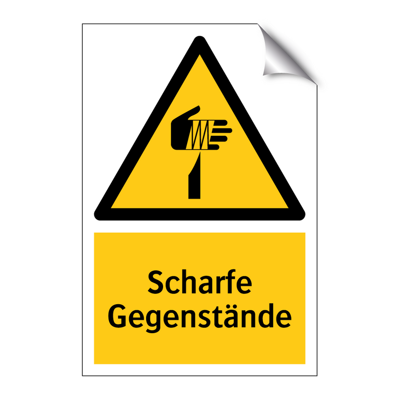 Scharfe Gegenstände