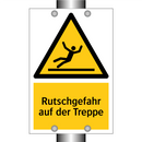 Rutschgefahr auf der Treppe