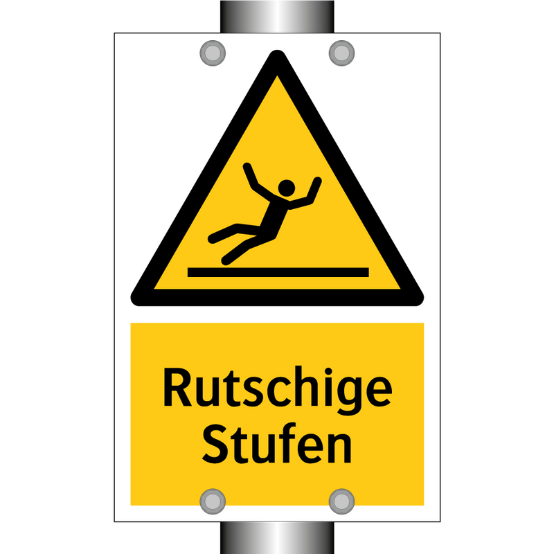 Rutschige Stufen
