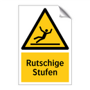Rutschige Stufen