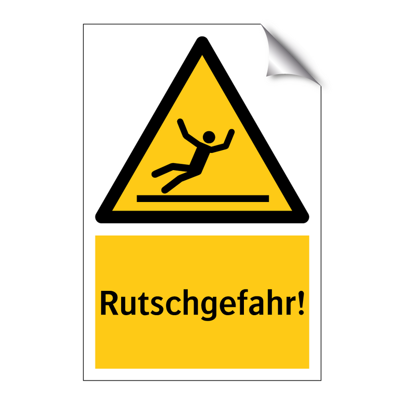 Rutschgefahr!