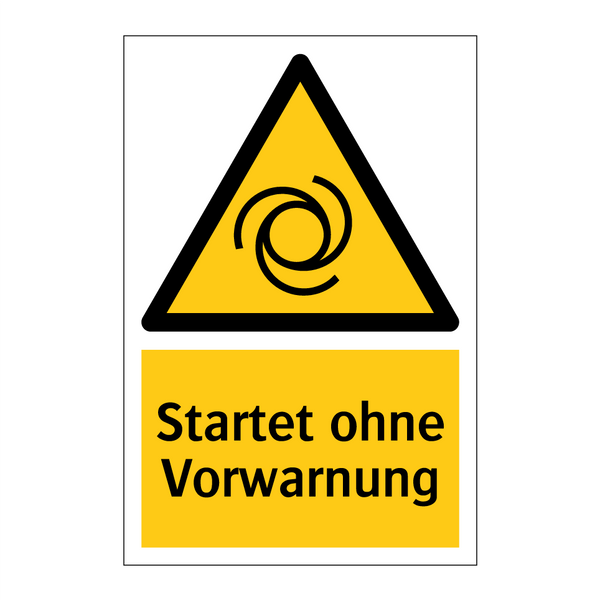 Startet ohne Vorwarnung