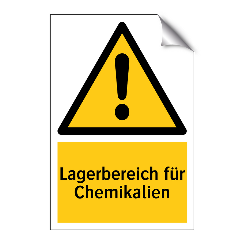 Lagerbereich für Chemikalien