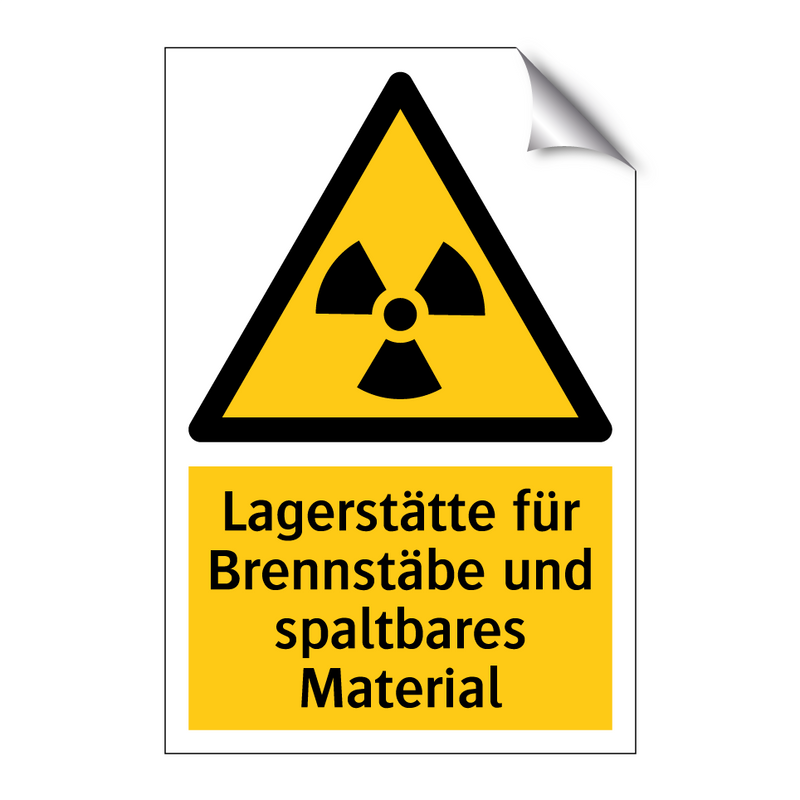 Lagerstätte für Brennstäbe und spaltbares Material