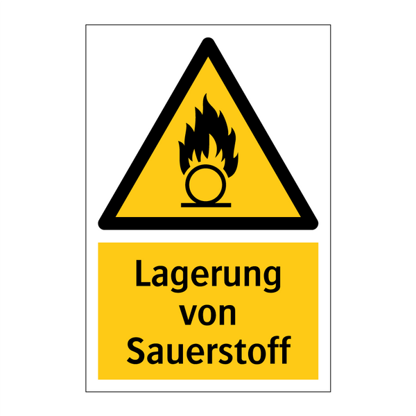 Lagerung von Sauerstoff