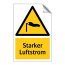 Starker Luftstrom