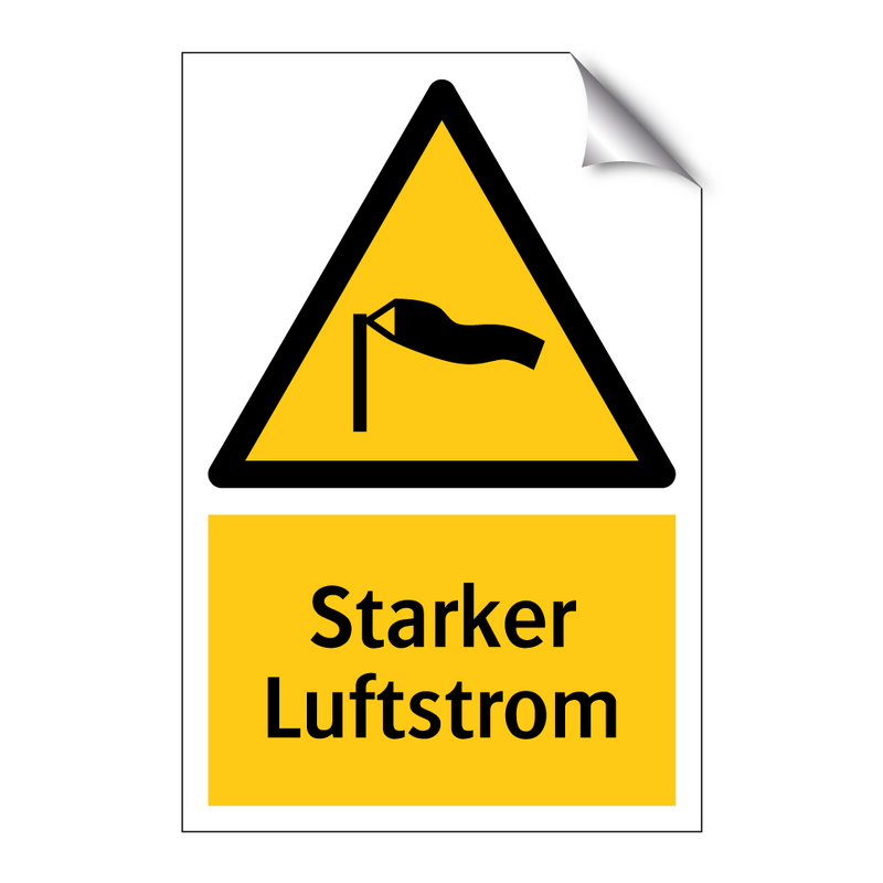 Starker Luftstrom