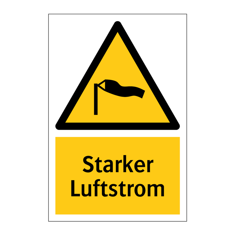 Starker Luftstrom