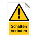Schalten verboten