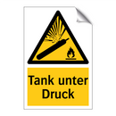 Tank unter Druck