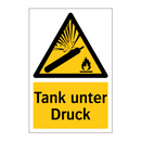 Tank unter Druck