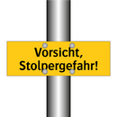 Vorsicht, Stolpergefahr!