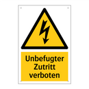 Unbefugter Zutritt verboten