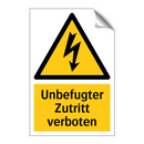 Unbefugter Zutritt verboten