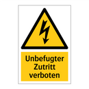 Unbefugter Zutritt verboten