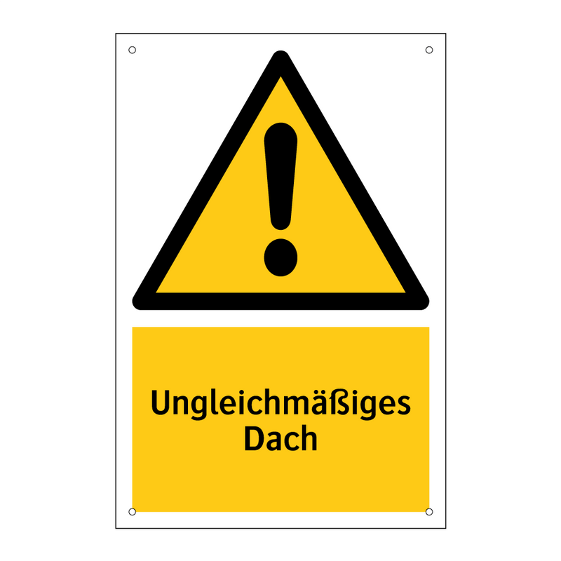Ungleichmäßiges Dach