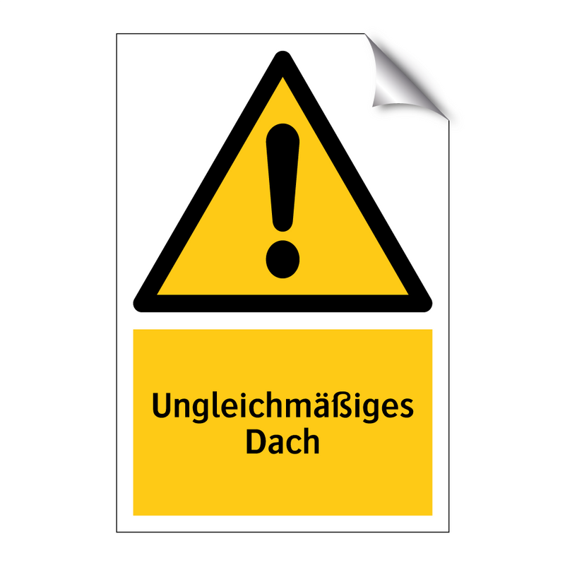 Ungleichmäßiges Dach
