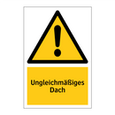 Ungleichmäßiges Dach