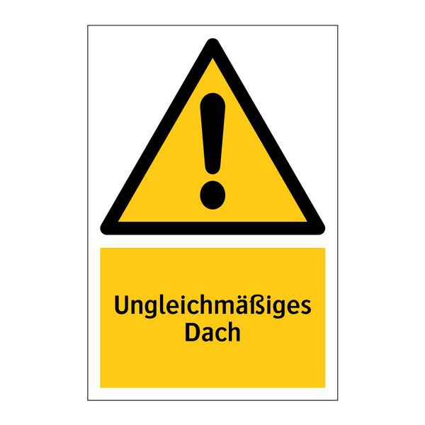 Ungleichmäßiges Dach