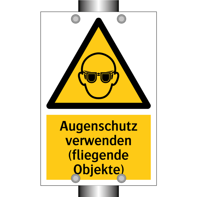 Augenschutz verwenden (fliegende Objekte)