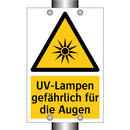 UV-Lampen gefährlich für die Augen