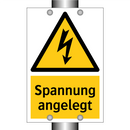 Spannung angelegt