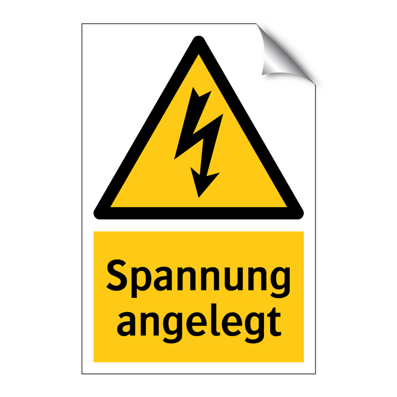 Spannung angelegt
