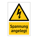 Spannung angelegt