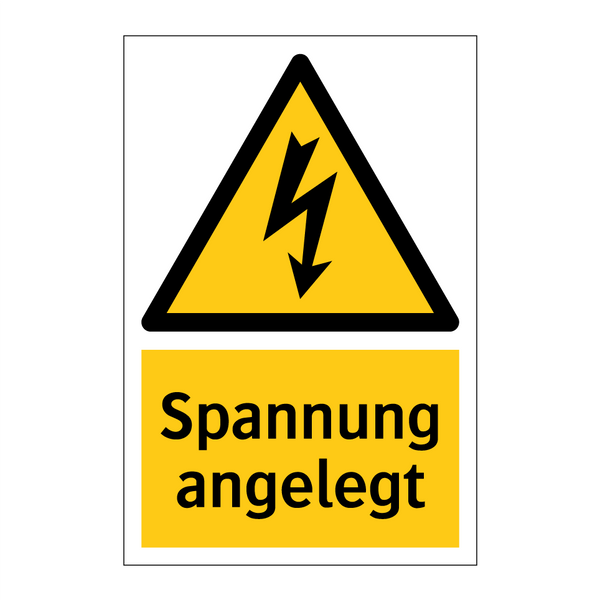 Spannung angelegt