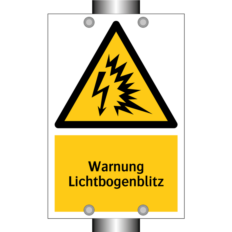 Warnung Lichtbogenblitz