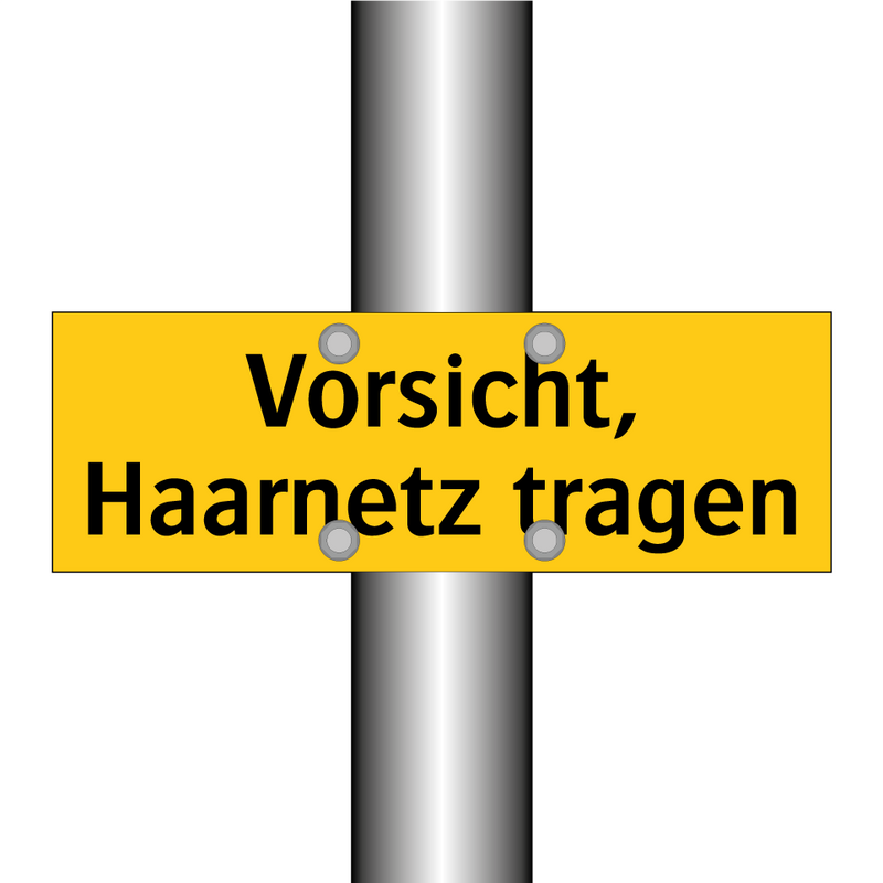 Vorsicht, Haarnetz tragen