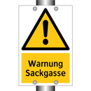 Warnung Sackgasse