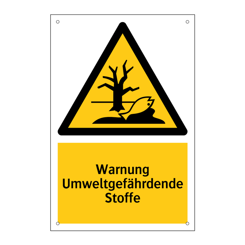 Warnung Umweltgefährdende Stoffe