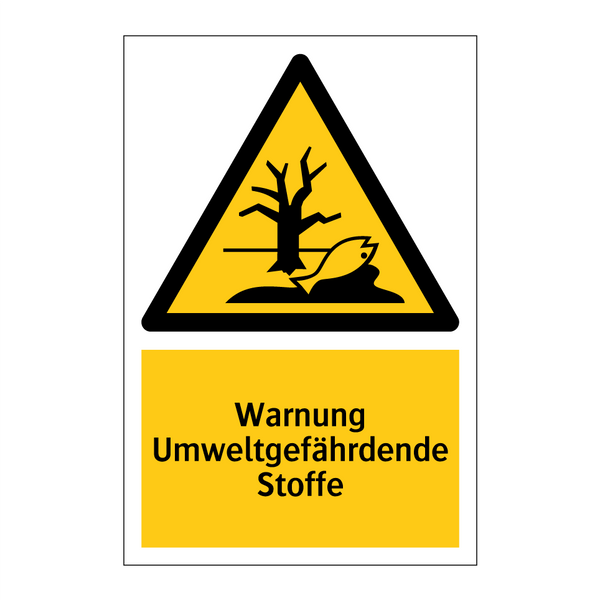 Warnung Umweltgefährdende Stoffe