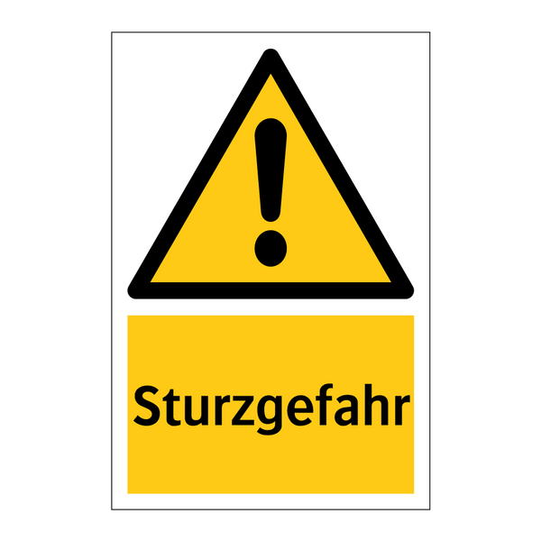 Sturzgefahr