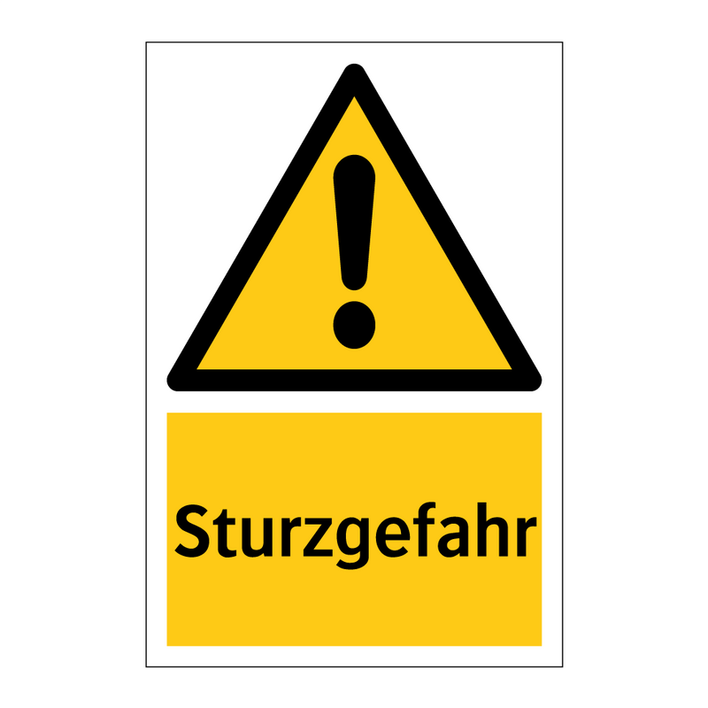 Sturzgefahr