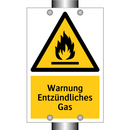 Warnung Entzündliches Gas