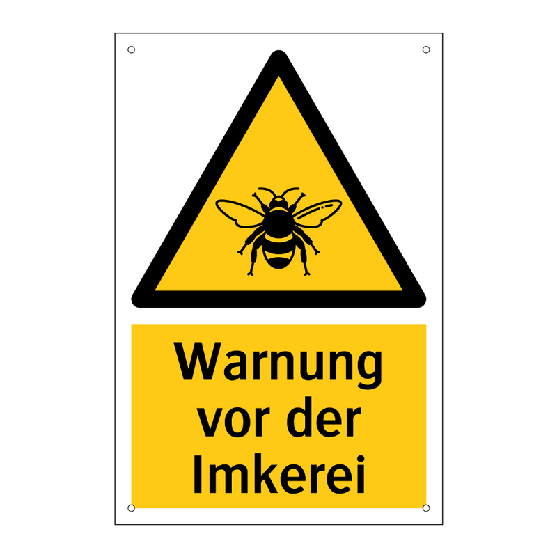 Warnung vor der Imkerei
