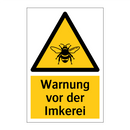 Warnung vor der Imkerei