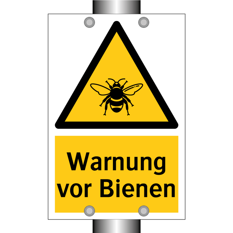 Warnung vor Bienen