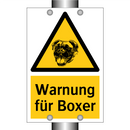 Warnung für Boxer