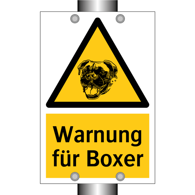 Warnung für Boxer