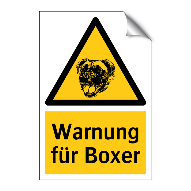 Warnung für Boxer