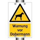 Warnung vor Dobermann