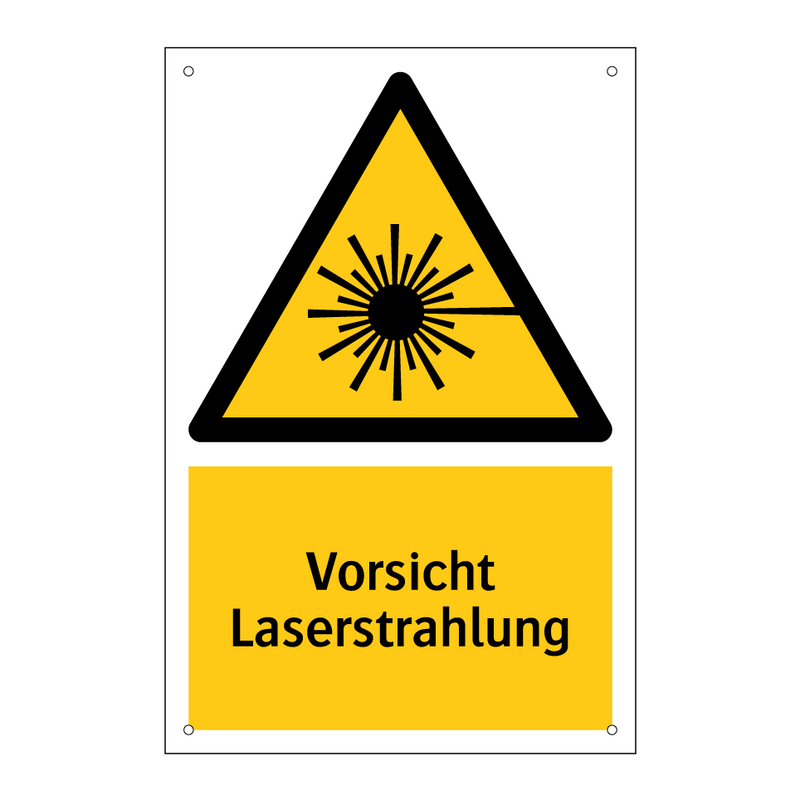 Vorsicht Laserstrahlung