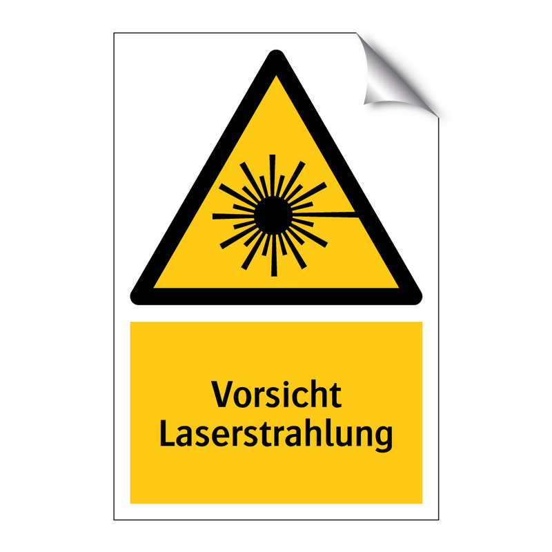 Vorsicht Laserstrahlung