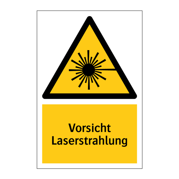 Vorsicht Laserstrahlung