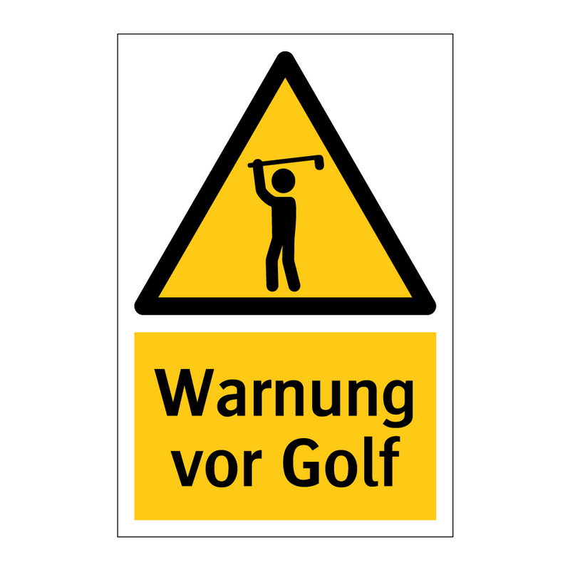 Warnung vor Golf